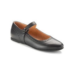 11501 - Black Leather Girls Mary Jane