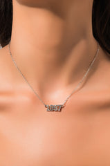 2000 RHINESTONE YEAR NECKLACE