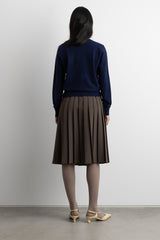 KNIT COVERED BUTTON FRONT CARDIGAN