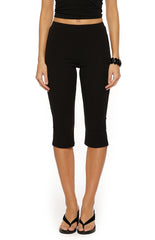 City Lights Black Jersey Capri Pants - PRE ORDER