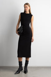 SLIM FIT MIDI DRESS