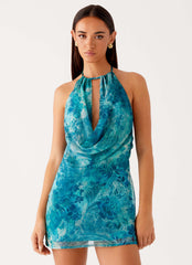 Ele Mini Dress - Teal