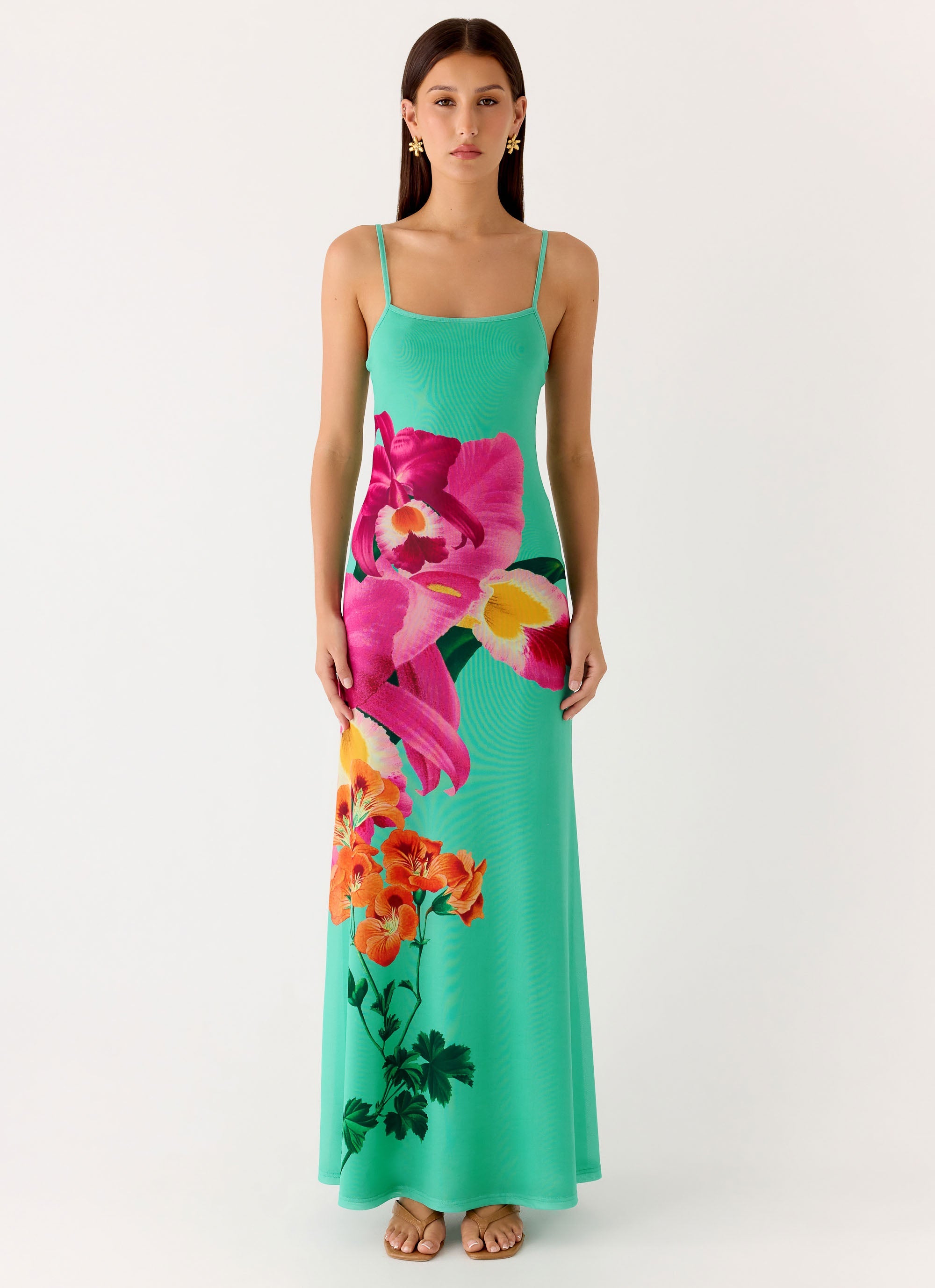 Everett Maxi Dress - Jungle Bloom