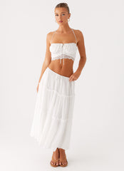 Evi Midi Skirt - Ivory