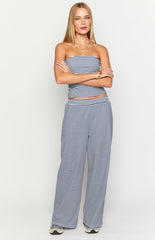 Flo Navy Stripe Wide Leg Pants