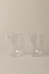 STACKABLE COOLER GLASSES, SET OF 2