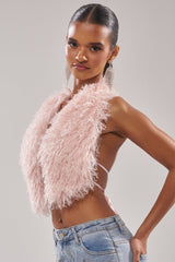 ACT UP FUR BLOUSE