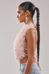 ACT UP FUR BLOUSE