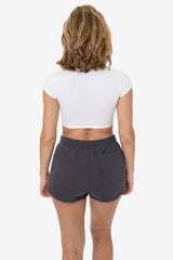 MWF314 - 10 oz. Mid-Weight Poly Cotton Fleece Short Shorts