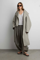 OVERSIZED OPEN FRONT COAT