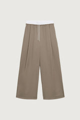 EXPOSED DRAWSTRING WAIST TROUSER