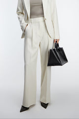HIGH-RISE STRAIGHT LEG TROUSER