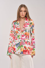 ALESSANDRA SATIN BLAZER