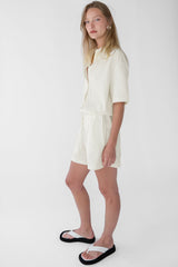 SEERSUCKER DRAWSTRING SHORT