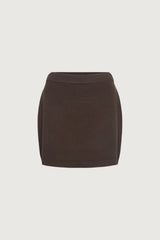 KNIT MINI SKIRT