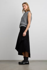 MOHAIR KNIT BUTTON FRONT SWEATER VEST