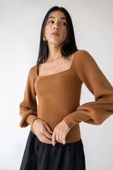 SQUARE NECK SWEATER