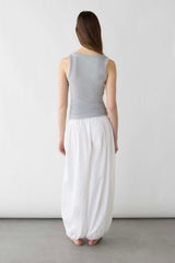 RIBBED SCOOPED NECK TANK