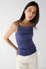 HIGH NECKLINE TANK TOP