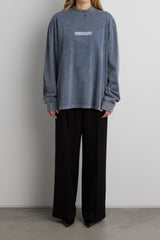 OVERSIZED SLOUCHY LONG SLEEVE GRAPHIC SWEATSHIRT