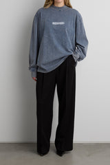 OVERSIZED SLOUCHY LONG SLEEVE GRAPHIC SWEATSHIRT