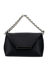 ADELE BLACK SATIN PURSE