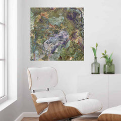 36x36 inch Great Sandy Desert Satellite Decal Installed in Office