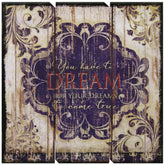 Dream Wood Plaque