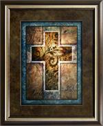 Hope Cross Framed Art 19.25"x23.25"