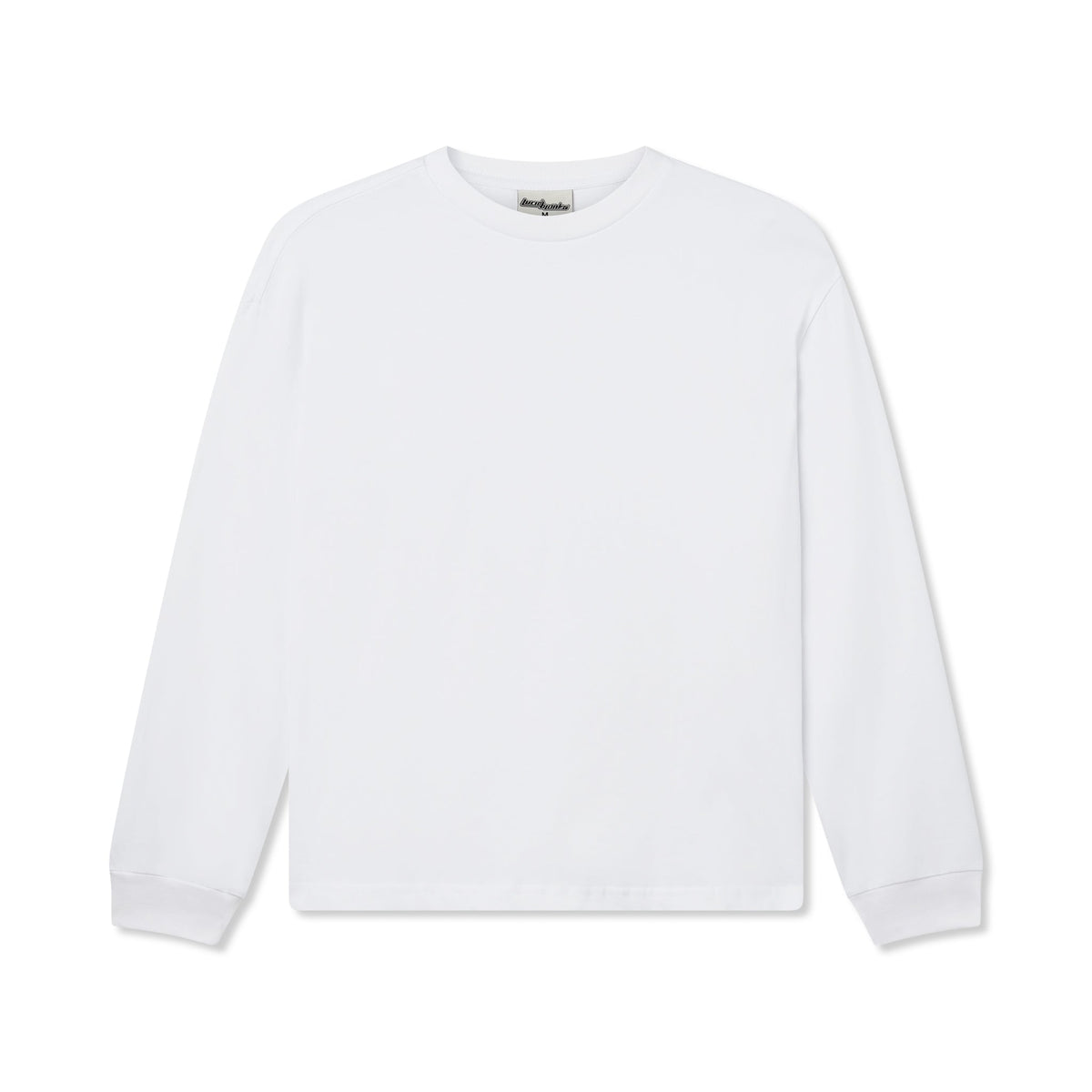 300 GSM 'White' Long Sleeve Tee