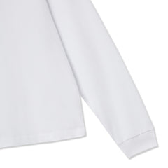 300 GSM 'White' Long Sleeve Tee