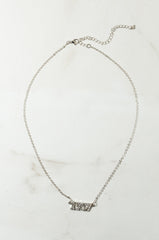 2000 RHINESTONE YEAR NECKLACE