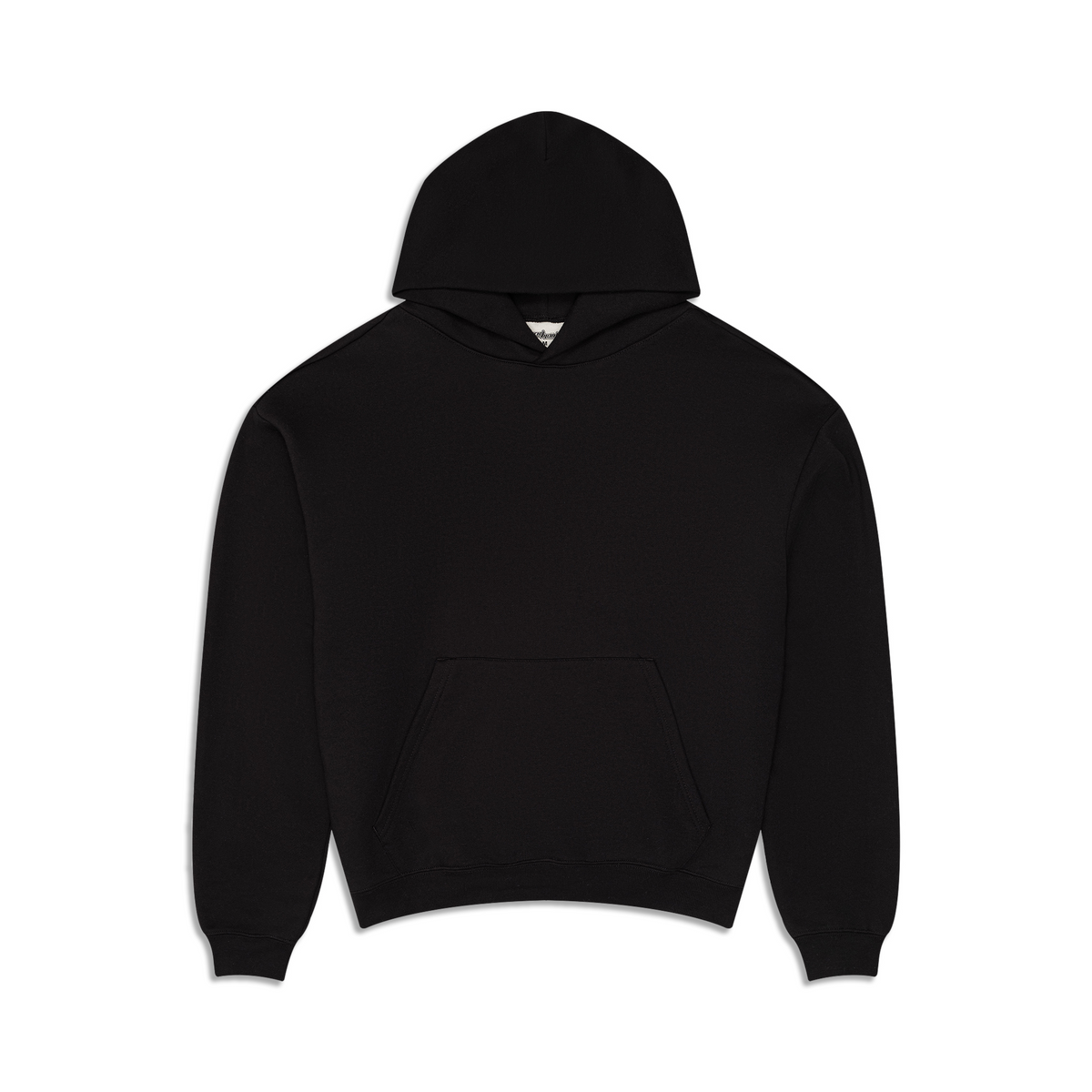350 GSM 'Black' Fleece Hoodie