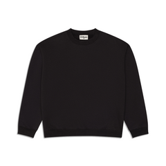 350 GSM 'Black' Fleece Crewneck
