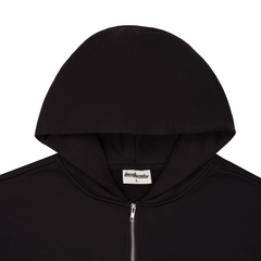 350 GSM 'Black' Zip-Up Hoodie