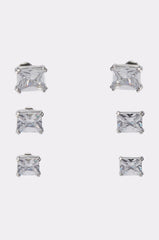 3 PACK STUD EARRING