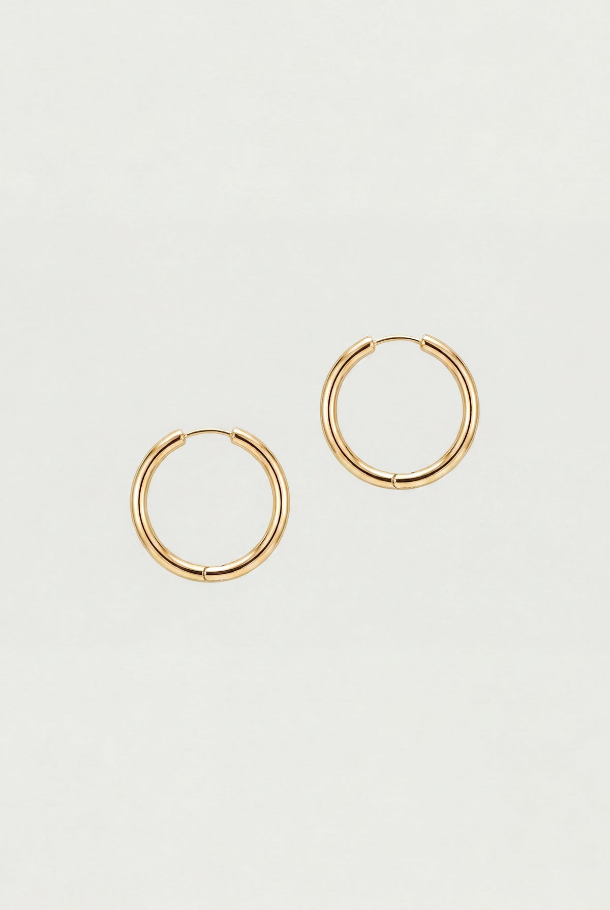 LARGE HOOP EARRINGS WITH HINGE