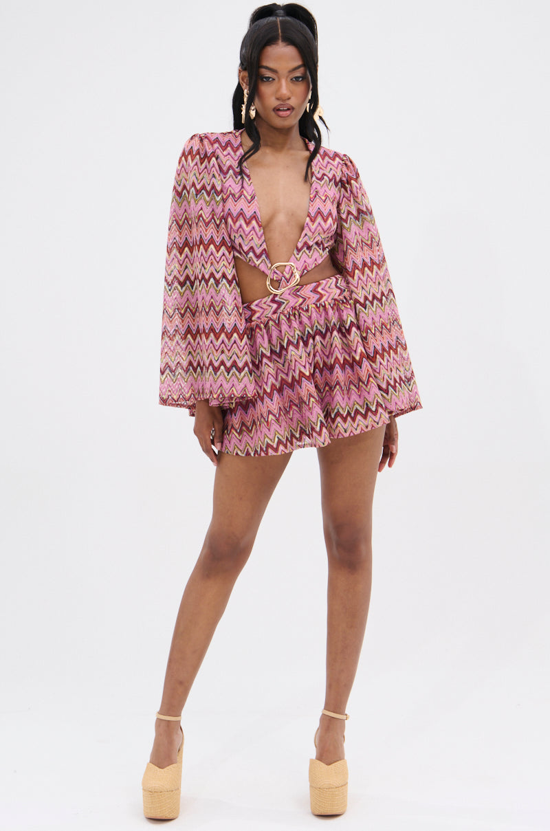 A DAY IN THE HAMPTONS KNIT ROMPER