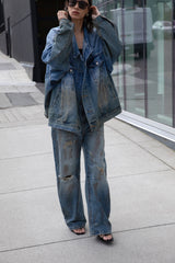 OVERSIZED VINTAGE DENIM JACKET
