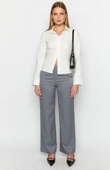 Louis Grey Striped Pants