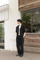 CRINKLED PLEATED TROUSER