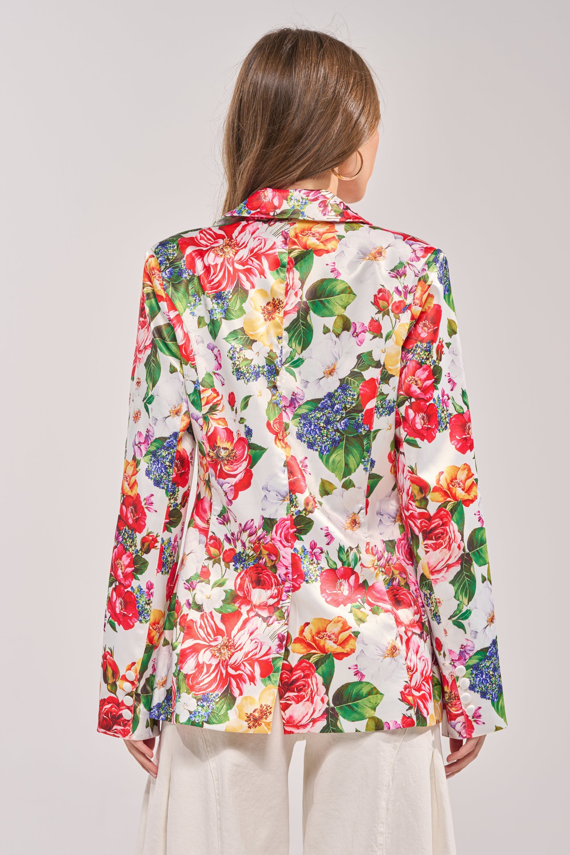 ALESSANDRA SATIN BLAZER