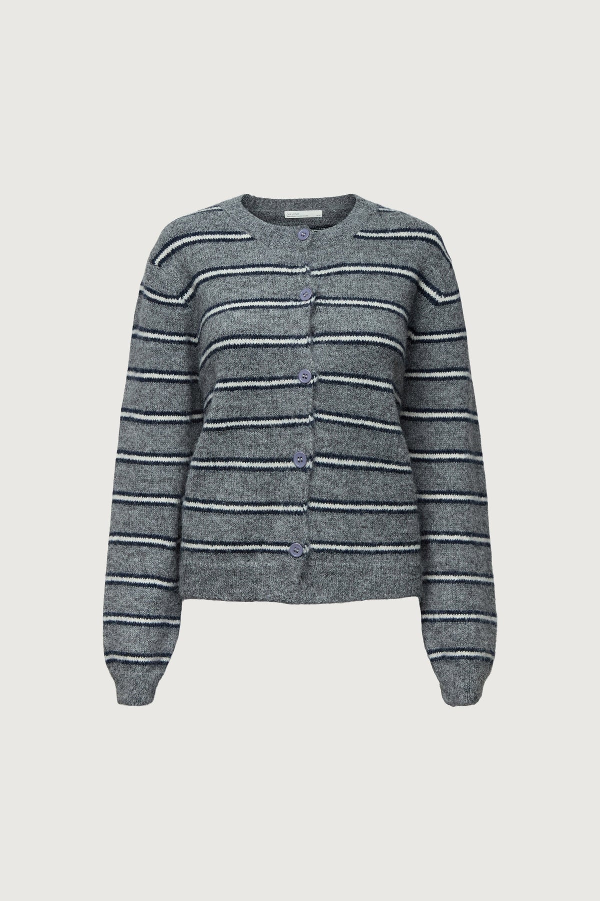 OVERSIZED STRIPED CARDIGAN
