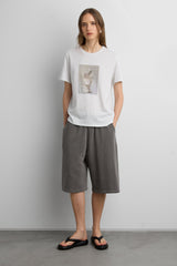 OVERSIZED GRAPHIC CREWNECK T-SHIRT