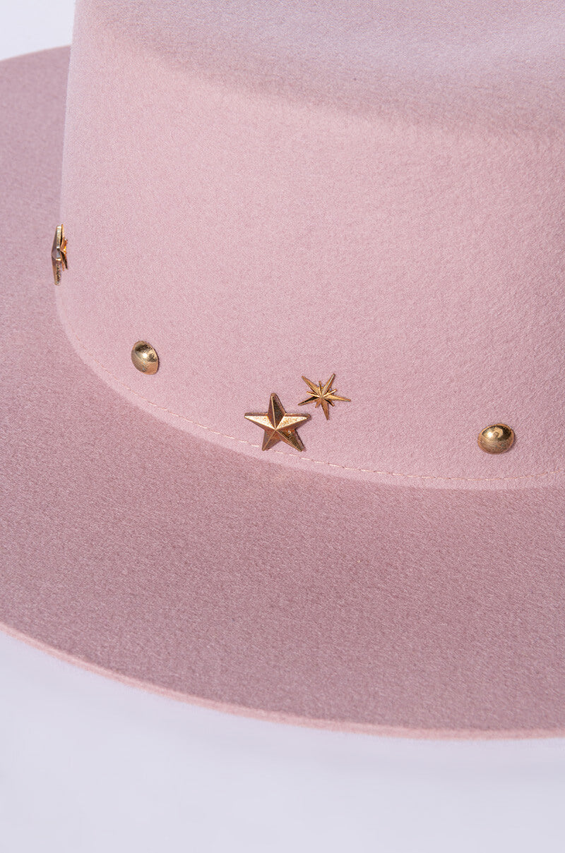 A KISS TO BUILD A DREAM ON WOOL BRIM HAT