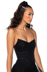 ABOVE AVERAGE STRUCTURED MESH CORSET