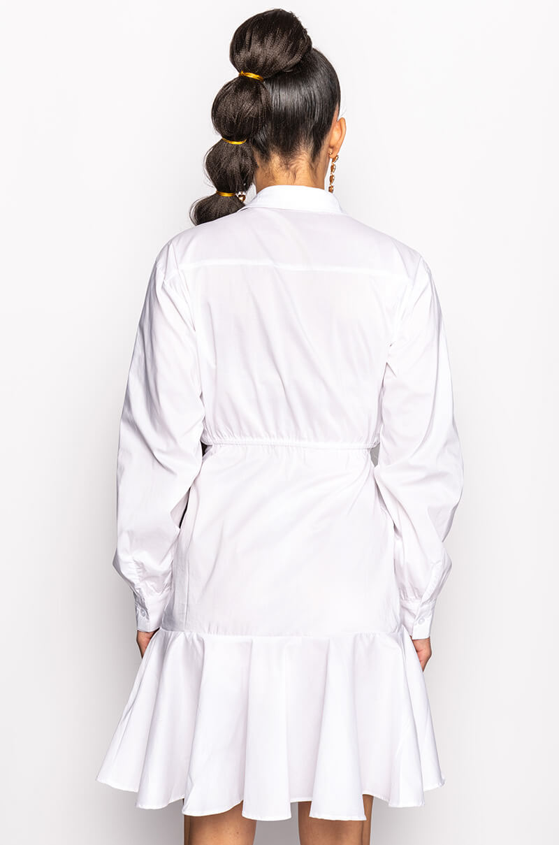 ADDICTED TO YOU WRAP FRONT MINI DRESS