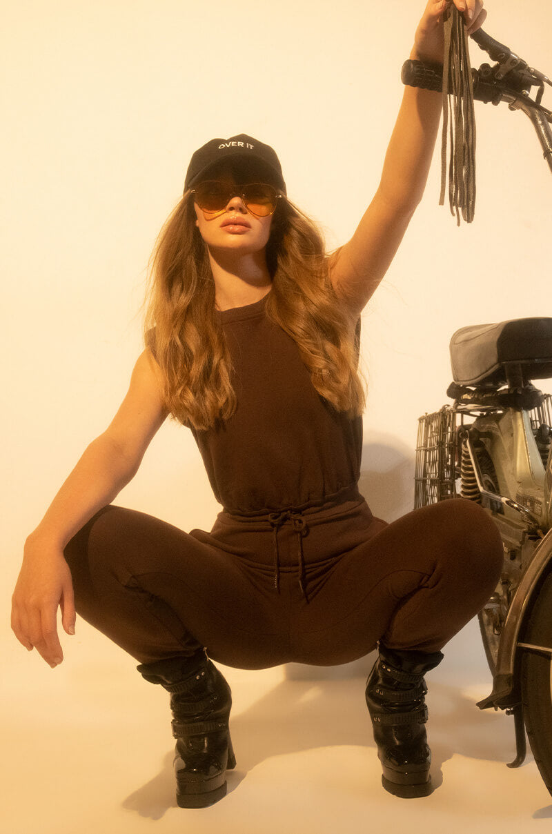ADORE ME BOXY SHOULDERS JUMPSUIT