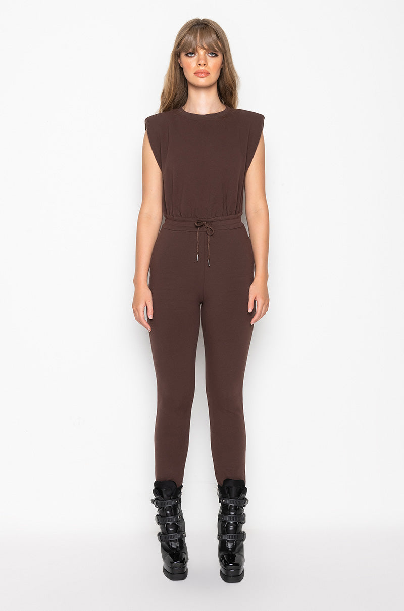 ADORE ME BOXY SHOULDERS JUMPSUIT