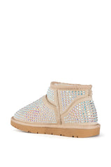 AKIRA FAIRYSTALE BLING BOOTIE IN NUDE